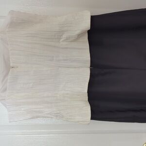 NWOT Cachet Black and White Formal Dress Size L